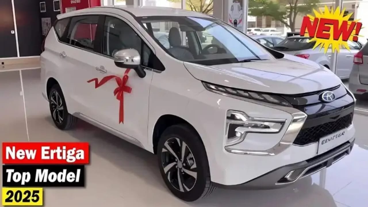 Maruti Suzuki Ertiga 2025 – 2.5L Hybrid Engine, 7-Seat Cabin & 38km/l Efficiency at Just ₹8,500 EMI!