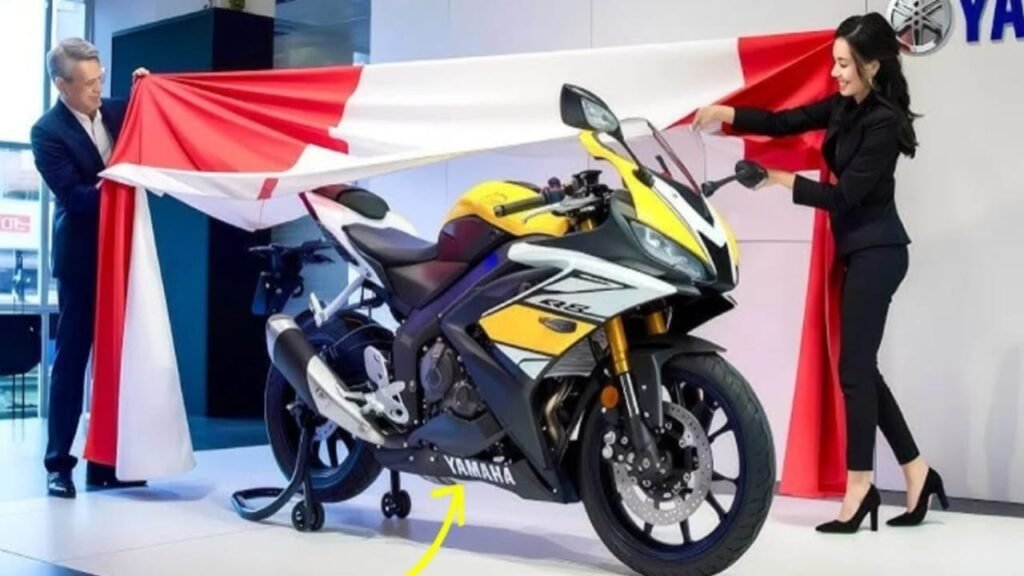 Yamaha R15 V5 2025 – 155cc Liquid-Cooled Engine, 18.4bhp Power & 50kmpl Mileage Inspired Aerodynamic Design at ₹65,000!